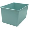 Teacher Created Resources® Plastic Multi-Purpose Bin, Calming Blue, Pack of 3 - 3 of 4