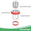 Unique Bargains Stainless Steel Anti-Odor Anti-Backflow Kitchen Drain Stoppers - 3 of 4