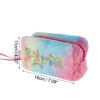 Unique Bargains Women Sequin Pris Makeup Bag Pink Blue Yellow 1 Pc - image 3 of 3