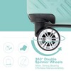 KWPZQEB 4-Piece Luggage Set, ABS Hardshell Suitcases With Spinner Wheels & TSA Lock, Lightweight Suitcase, With Scratch-Resistant Surface - 4 of 4