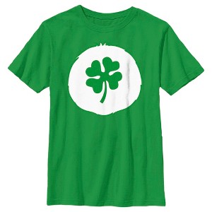 Boy's Care Bears St. Patrick's Day Good Luck Bear Emblem T-Shirt - 1 of 4