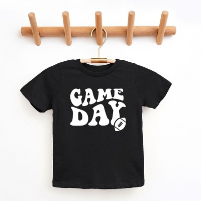 The Juniper Shop Game Day Football Toddler Short Sleeve Tee