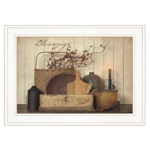 Count your Blessing By Susie Boyer, Ready to Hang Framed Print, White Frame - 1 of 1