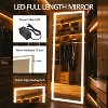 NicBex Square Full Length Mirror with LED Lights, Dressing Standing/Hanging Mounted Mirror for Living Room Bedroom Cloakroom - 3 of 4
