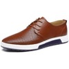 Santimon Men's Oxfords Shoes Casual Lace Up Breathable Formal Dress Mens Slip On Sneakers - 2 of 4