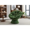 NicBex Oversized Papasan Chair Swivel Accent Chair with 360 Degree Swivel Barrel Chair for Living Room, Bedroom - 2 of 4
