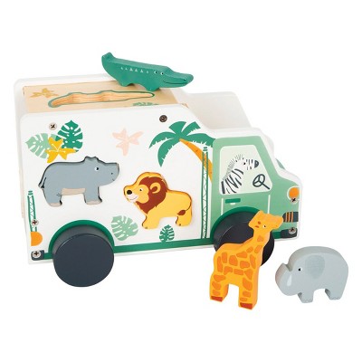 Image of Small Foot Wooden Safari Truck Sorter
