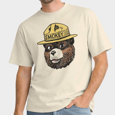 Мужские футболки Smokey Bear Men's Smokey Bear T-Shirt - Natural XL — фото 3