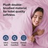 Light Pink Queen Duvet Cover Set with 2 Pillow Shams - Soft Easy Care - 3 of 4