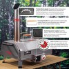 Stainless Steel Pizza Oven Outdoor 12" Automatic Rotatable Pizza Ovens - 3 of 4