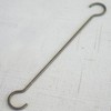 Set of Twelve Long Wire S-Hooks 12"L, Gray Gunmetal Metal By Kalalou - 2 of 3