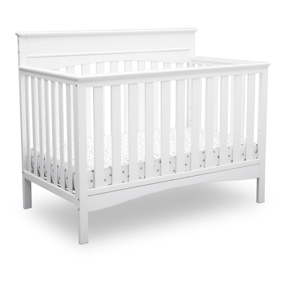 Delta Children Skylar 4-in-1 Convertible Crib - Bianca White