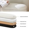 Gericco 49.2" Storage Ottoman Bench Upholstered Fabric Storage Bench for Bedroom End of Bed Aesthetic Large Oval Storage Ottoman - 4 of 4
