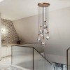 CityFurn 7-Light Modern Cluster Raindrop Pendant Light - 2 of 4