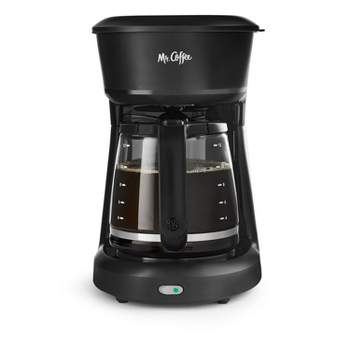 Aigostar 4 Cup Drip Coffee Maker, Coffee Pot Machine with Reusable Filter and Glass Carafe Compact Cofeemakers for Home, Travel