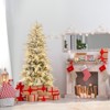 Tangkula 6/7/8 FT Artificial Christmas Tree w/1108 PE PVC Branch Tips & 250/340/450 LED Lights - 3 of 4