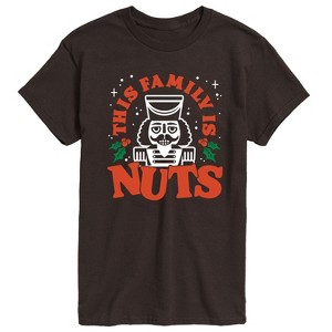 Men's - Instant Message - This Family Is Nuts Short Sleeve Graphic T-Shirt - 1 of 4