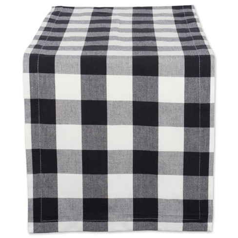 Fabstyles Buffalo Check 100% Cotton Table Runner, 13 inch x 72 inch