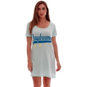 Just Love Sleep Dress for Women - Sleeping Dorm Shirt - Ladies Nightshirt - Nightgown Sleepwear - 1 of 3
