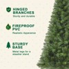 SEVOBAL Artificial Trees 7FT Unlit Artificial Christmas Tree with 775 Tips Artificial Christmas Tree Classic Green Holiday Tree, Green, 42"*8.8"*84" - 3 of 4