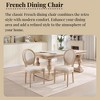 PAGED Folding Dining Chairs Set of 2, Wooden Living Room Chair with Upholstered Seat, Portable Kitchen Chair for Kitchen, Dining Room - 4 of 4