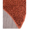 Unique Loom Solid Shag Solid Indoor Woven Area Rug - 4 of 4