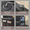 NicBex 34.65 Inch Convertible Single Sofa,Pull Out Sleeper Chair Beds with USB Ports and Phone Holder for Living Room,Apartment - 4 of 4