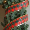 Northlight Pack of 12 Green and Red Striped Wired Christmas Craft Ribbons - 2.5" x 120 Yards - 3 of 3