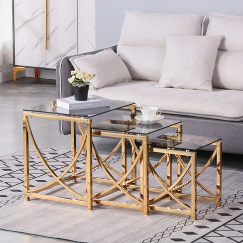 Target glass store end tables