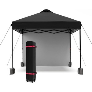 10'x10' Outdoor Canopy Tent with Sidewall, Easy Pop Up with Vented Roof, Outdoor Sun Shade for Garden Commercial Party - 1 of 4