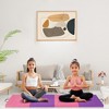 Coucheta Gymnastics Mat, 6'X8''X2''/6.2'X6''X1.3'' Exercise Mats, Gymnastics Tumbling Mats, Thick Portable Home Gym Floor Pad for Yoga, Pilates - 3 of 4