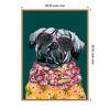 Amanti Art Smug Pug by Yvette St. Amant Framed Canvas Wall Art - 4 of 4