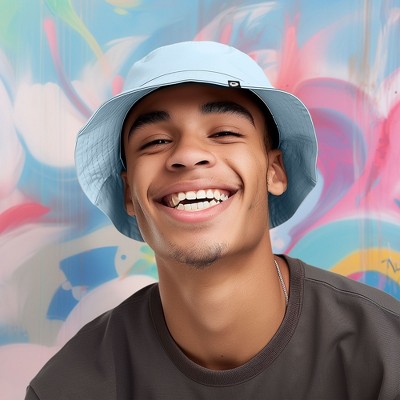 DALIX Solid 100% Cotton Unisex Outdoor Summer Bucket Hat in - image 3