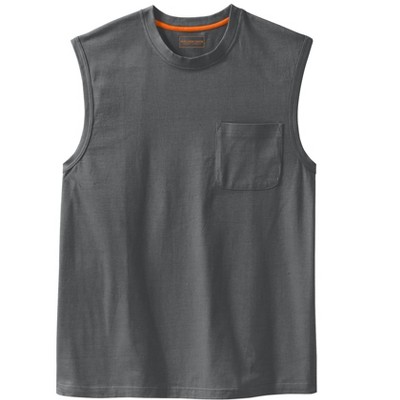 Boulder Creek by KingSize Men's Big & Tall Heavyweight Pocket Muscle Tee