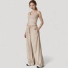 Anna-Kaci Active Women's Cropped Active Tank Top with Built-In Bra and Racerback Design - 3 of 4
