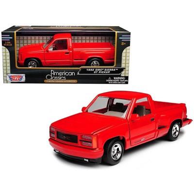 1992 GMC Sierra GT Red Pickup Truck 1/24 Diecast Model by Motormax