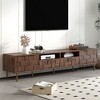 78.7 Inch Mid Century TV Stand with 2 Drawers Media Console Table for TVs up to 85 Inches and Living room Bedroom - 2 of 4