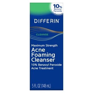 Differin Maximum Strength Acne Foam Face and Body Cleanser 10% BPO - 5 fl oz - 1 of 4