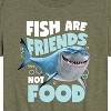 Boys' - Finding Nemo - Bruce Fish Are Friends Not Food Short Sleeve Graphic T-Shirt - 2 of 4