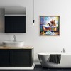Stupell Industries Happy Bear in Bathtub, 25" x 25" - 2 of 4