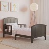 Child Craft Hampton Arch Top Toddler Bed for Kids with Guard Rails, Low to Ground Design, Made of Pinewood, Clean Lines Match Any Décor - 2 of 4