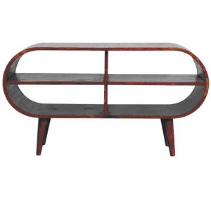 NicBex Mid-Century Modern Wooden TV Stand with 2 Drawers and Open Shelf Vintage Style Media Console for Living Room, Bedroom - 1 of 4