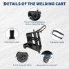 Welding Carts for Mig Welder with Wheels and Tank Storage Safety Chains,Weight Capacity 220 LBS - 3 of 4