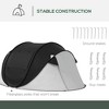 Resenkos  2-3 Person Pop Up Tent with Porch, Carry Bag, 3000mm Waterproof, for Camping, Hiking, Weather-Resistant, Quick Pitch - 2 of 4
