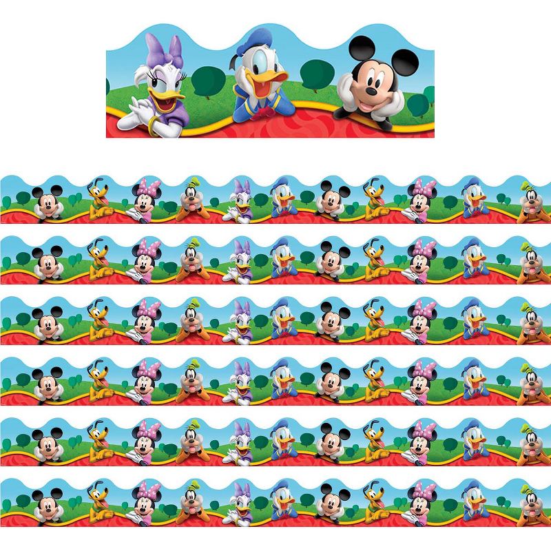 Eureka® Mickey Mouse Clubhouse® Characters Deco Trim®, 37 Feet Per Pack, 6 Packs, 1 of 3