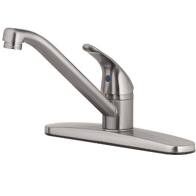 OakBrook Essentials One Handle Brushed Nickel Kitchen Faucet