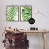 Stupell Industries Minimal Tropical Green Palms 2pc Floating Frame Art Set - 3 of 4