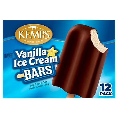 Kemps Vanilla Ice Cream Bars - 12pk