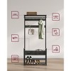VASAGLE Hall Tree with Bench and Shoe Storage, Entryway Coat Rack with Shoe Bench, 2 Fabric Drawers, 10 Hooks - 2 of 4