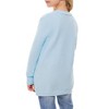 Girl's Open Front Cardigan Long Sleeve Knit Sweaters Kids Solid Cute Casual Loose Outerwear Coats with Pockets - 4 of 4